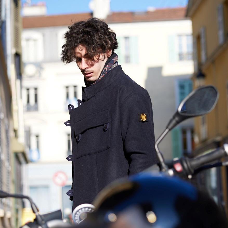 ASCONA WR blouson militaire suédois laine déperlant NAVY