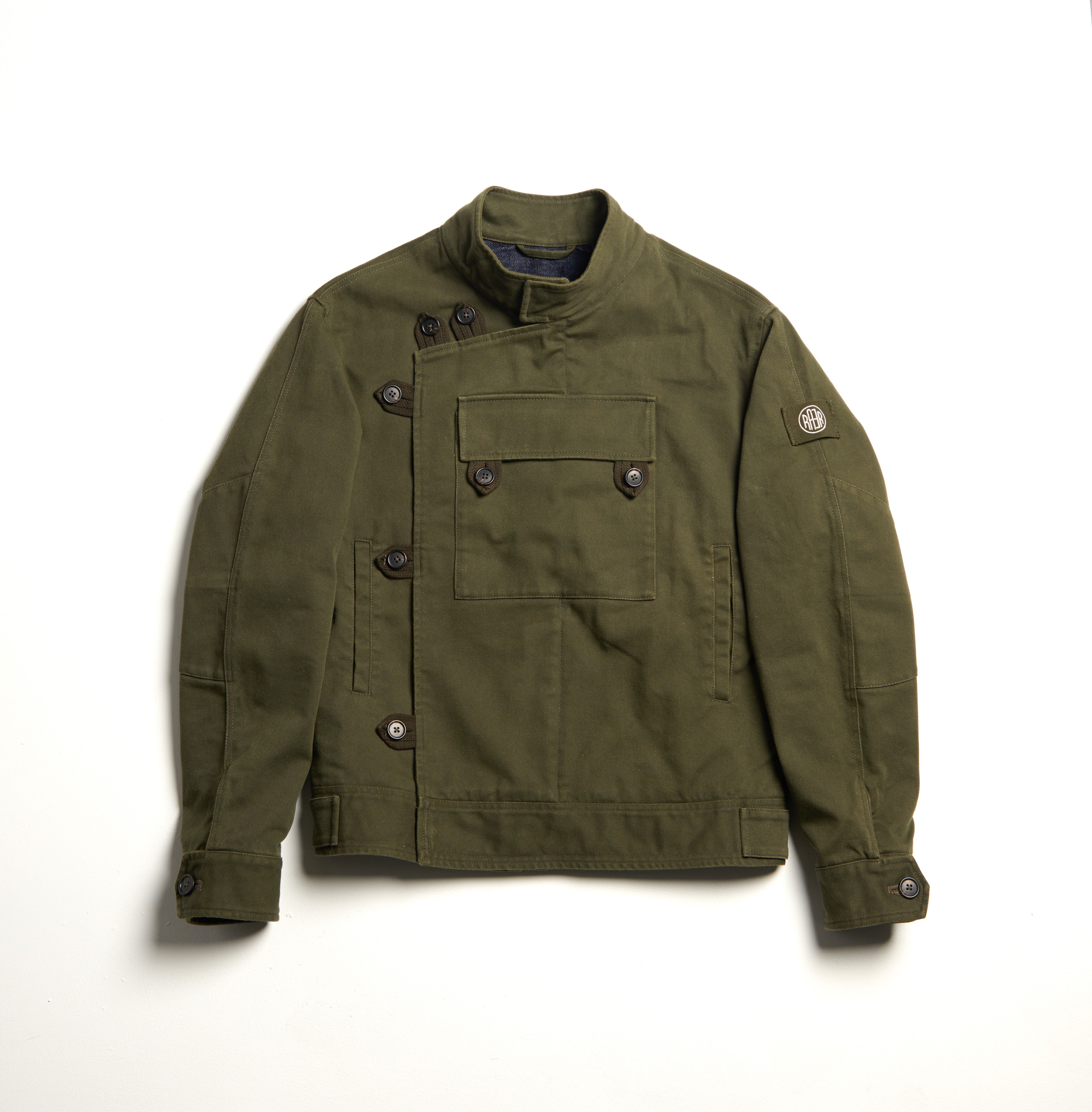 ASCONA 2 CA blouson militaire suédois déperlant ARMALITH KAKI (équipé de protections)