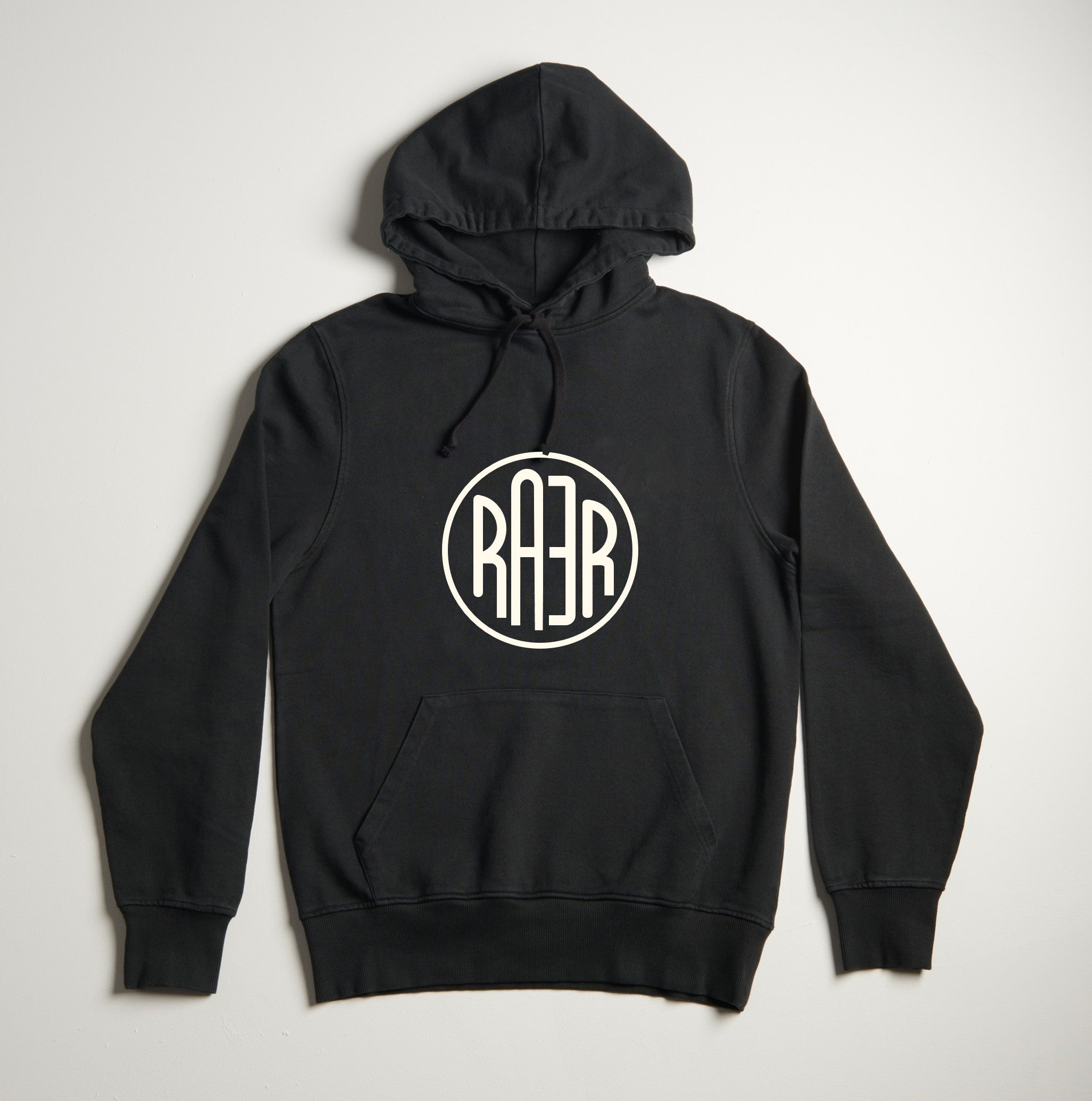 Sweat capuche REG motif ORIGINAL NOIR BLANC