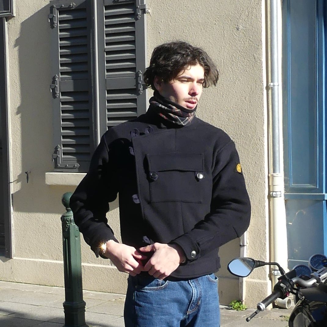 ASCONA WR blouson militaire suédois laine déperlant NAVY