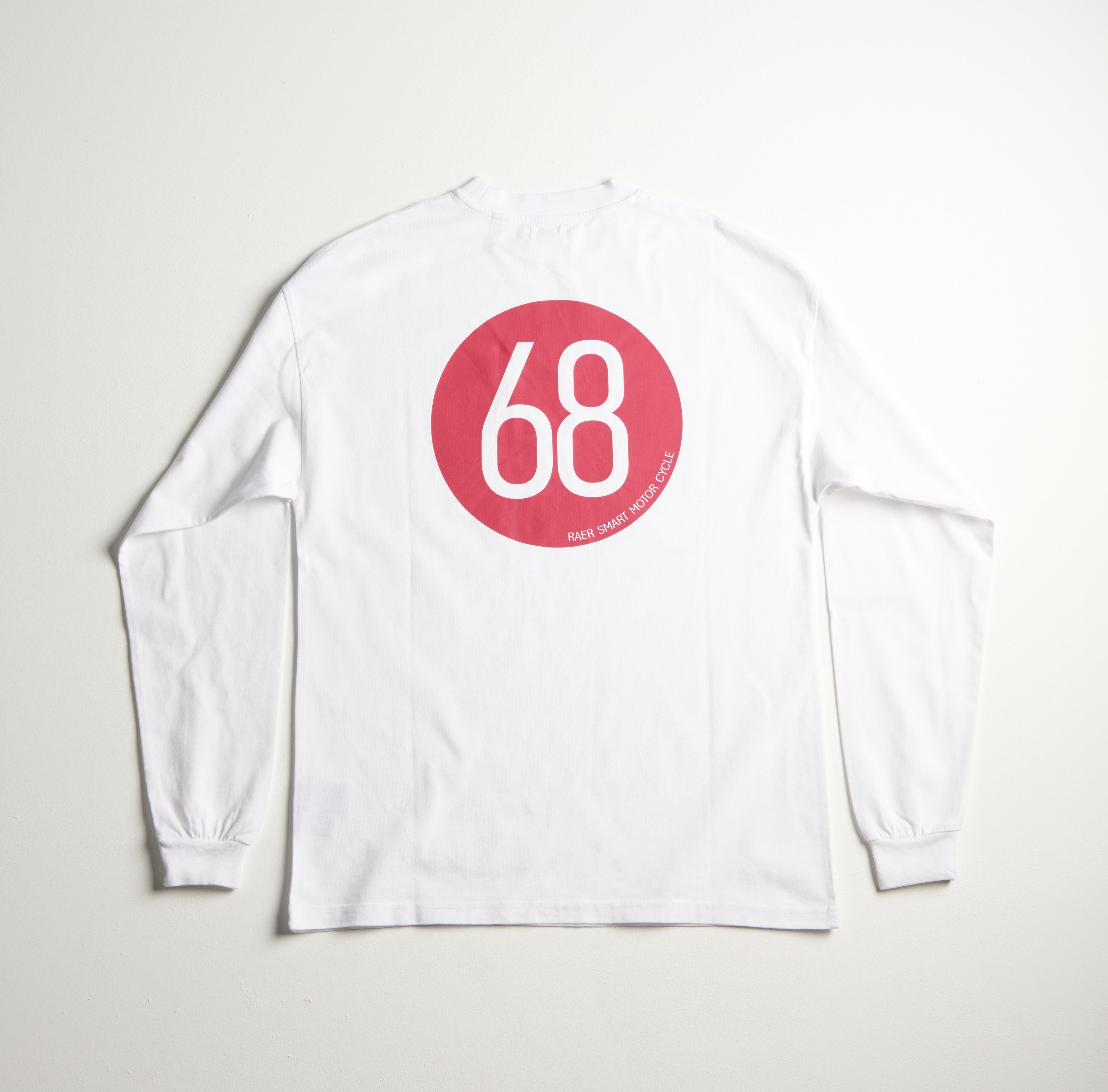Tee-shirt ML REGULAR motif SIXTY EIGHT BLANC