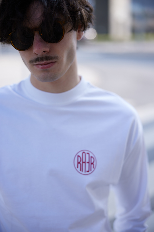 Tee-shirt ML REGULAR motif SIXTY EIGHT BLANC