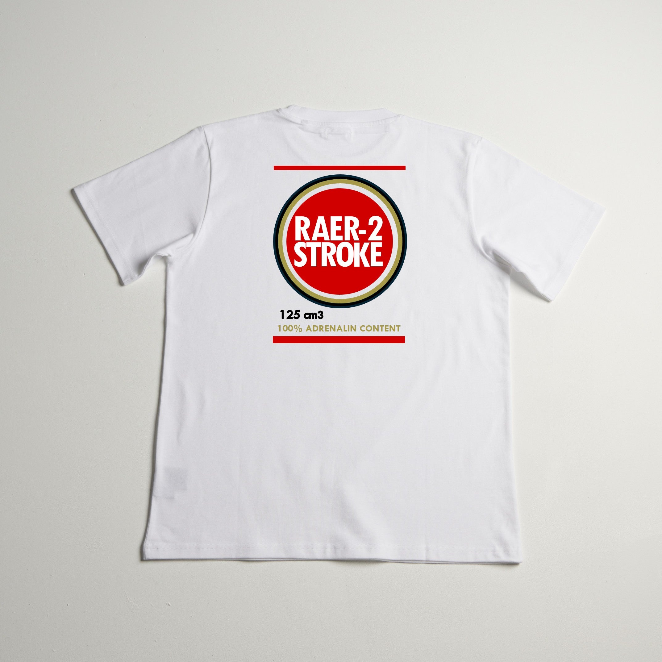 Tee-shirt MC REGULAR motif 2STROKE BLANC