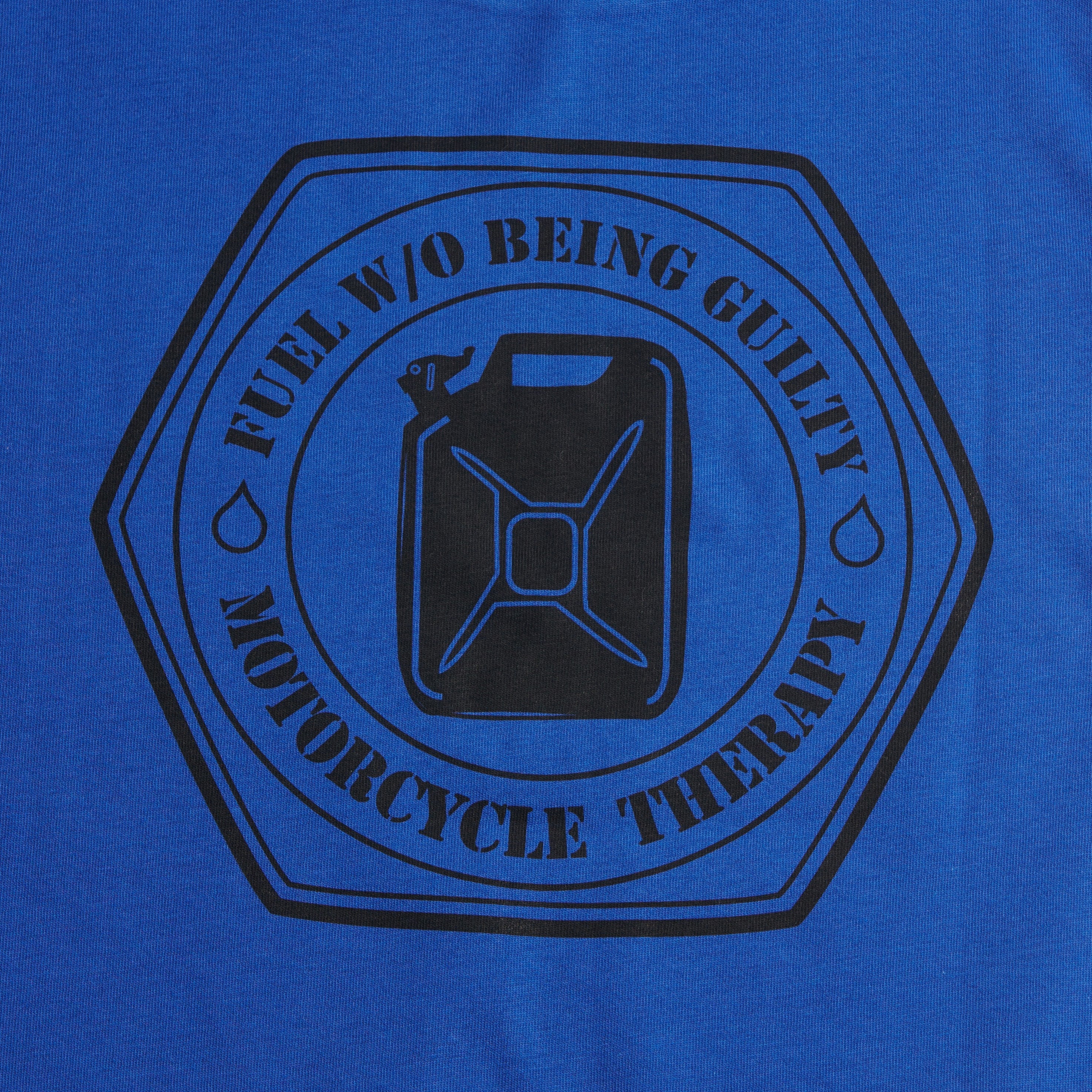 Tee-shirt MC REGULAR motif FUEL BLEU