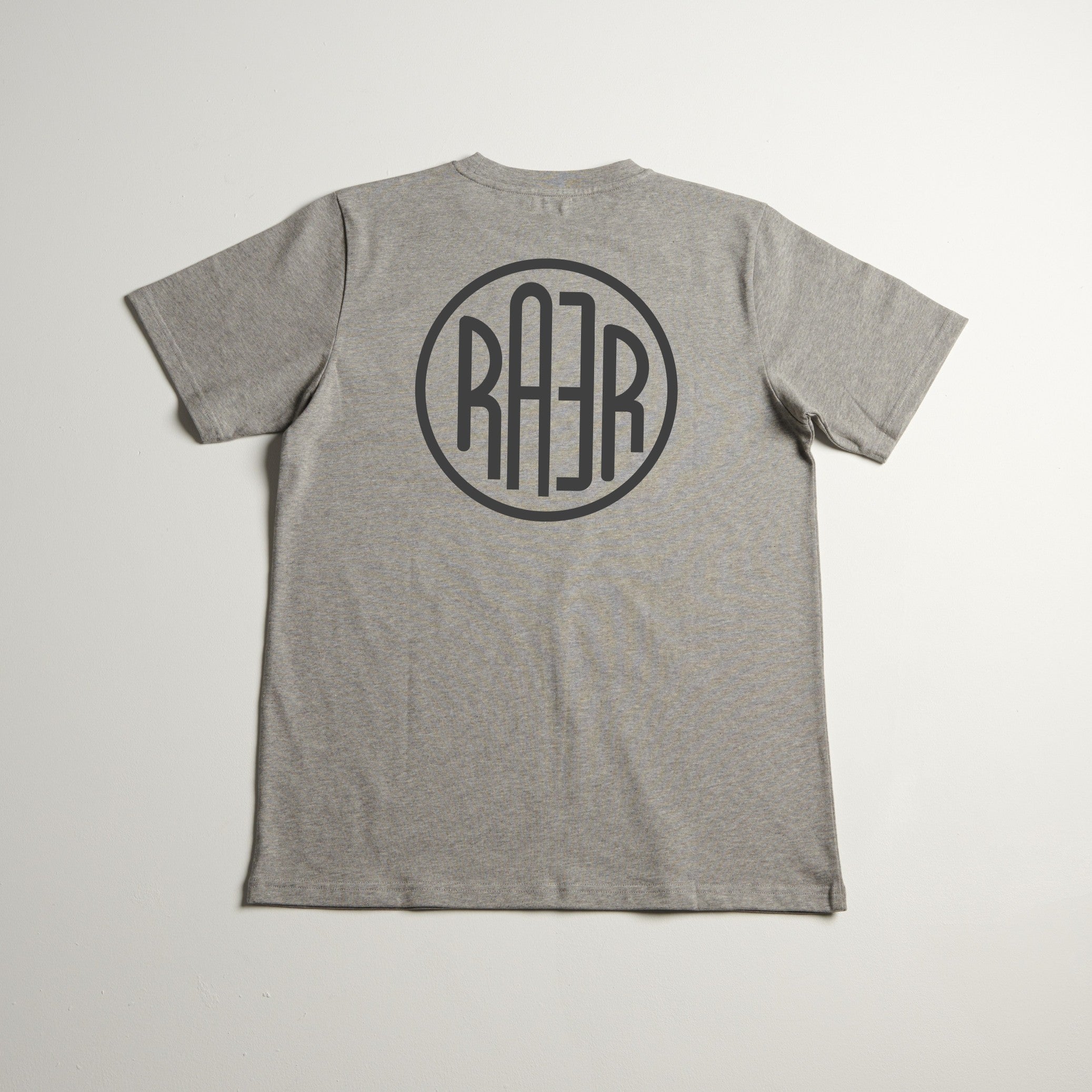 Tee-shirt MC REGULAR motif ORIGINAL GRIS CHINE NOIR