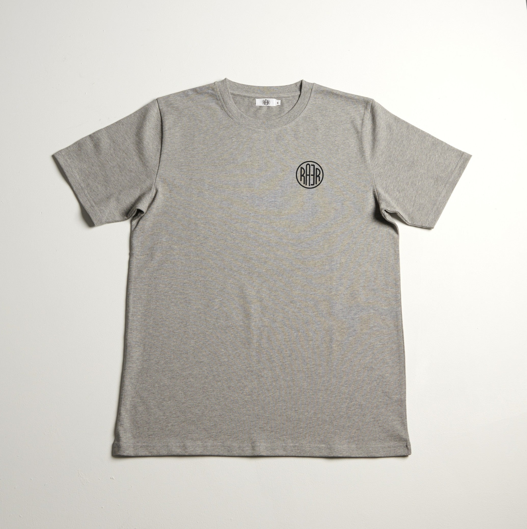 Tee-shirt MC REGULAR motif ORIGINAL GRIS CHINE NOIR