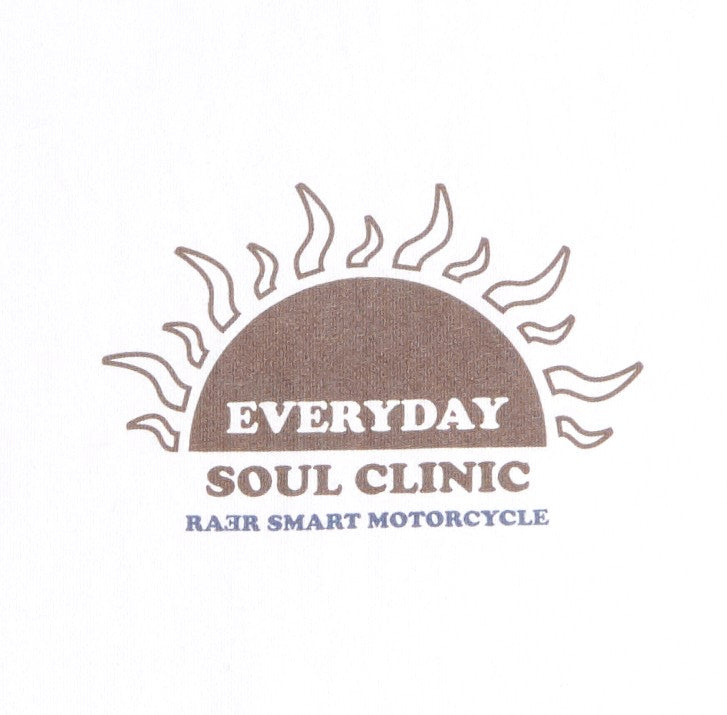 Tee shirt MC REGULAR motif SOUL CLINIC BLANC