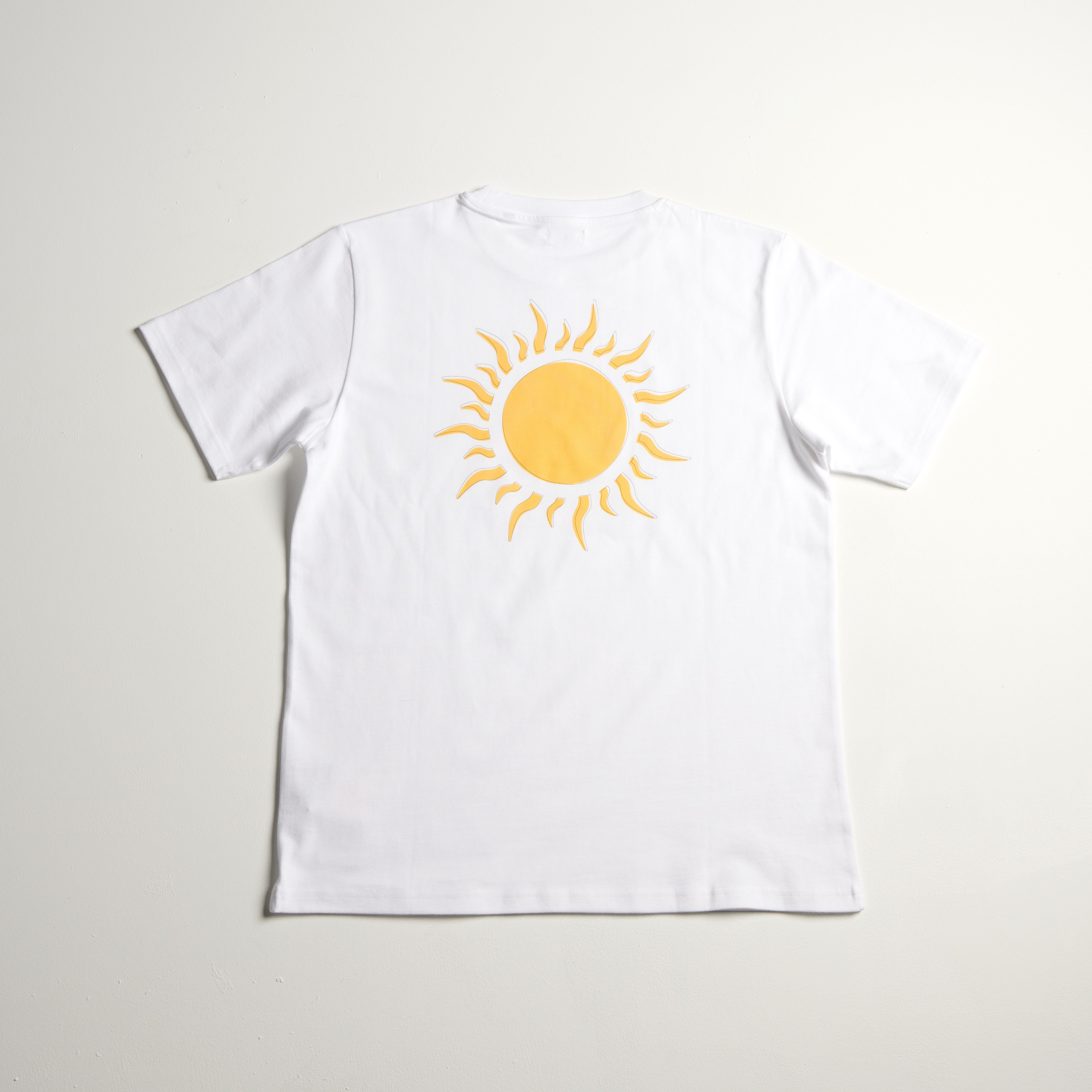 Tee shirt MC REGULAR motif SUNDAY BLANC
