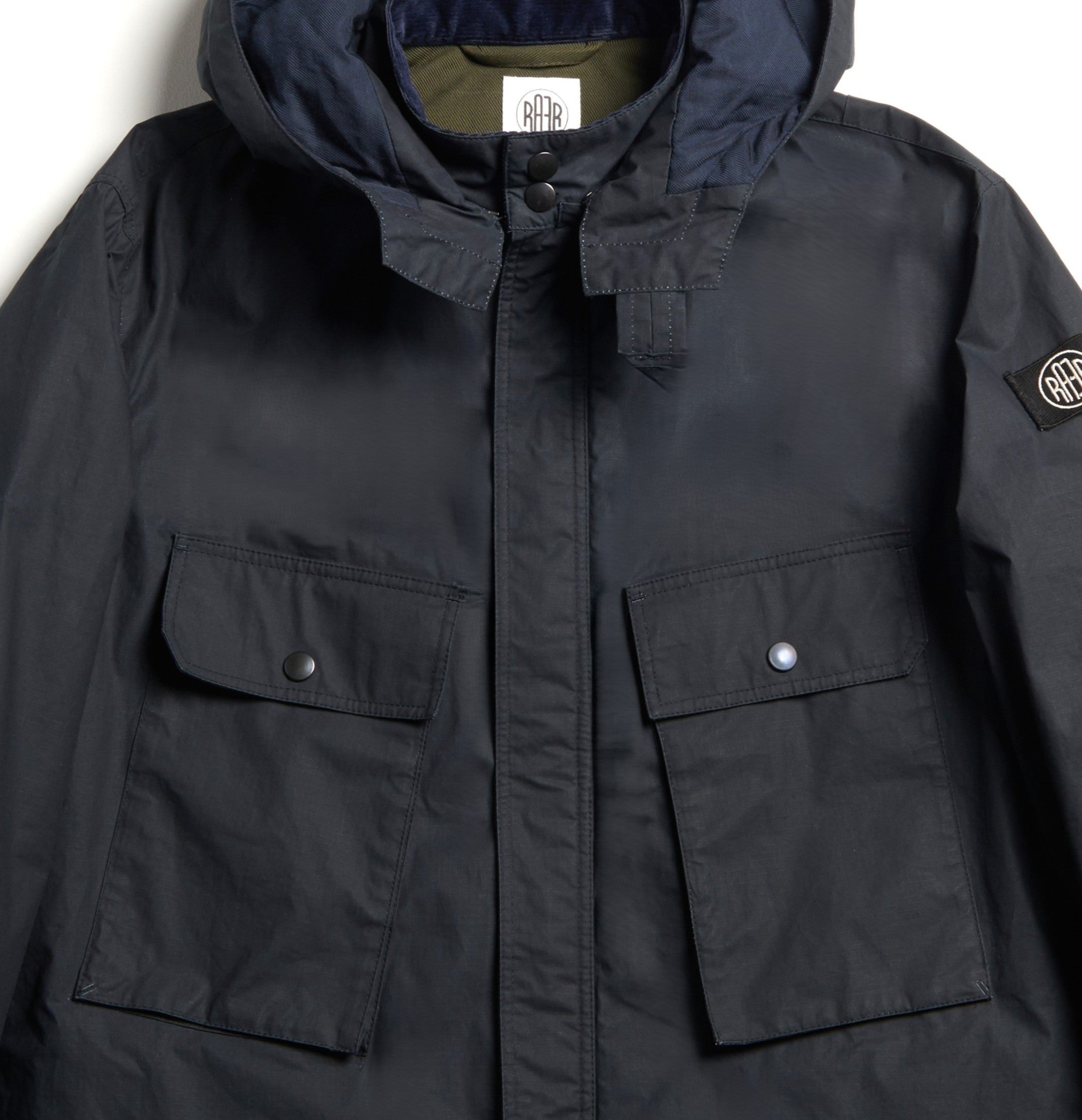 ABEL RS blouson zippé coton rip-stop déperlant NAVY