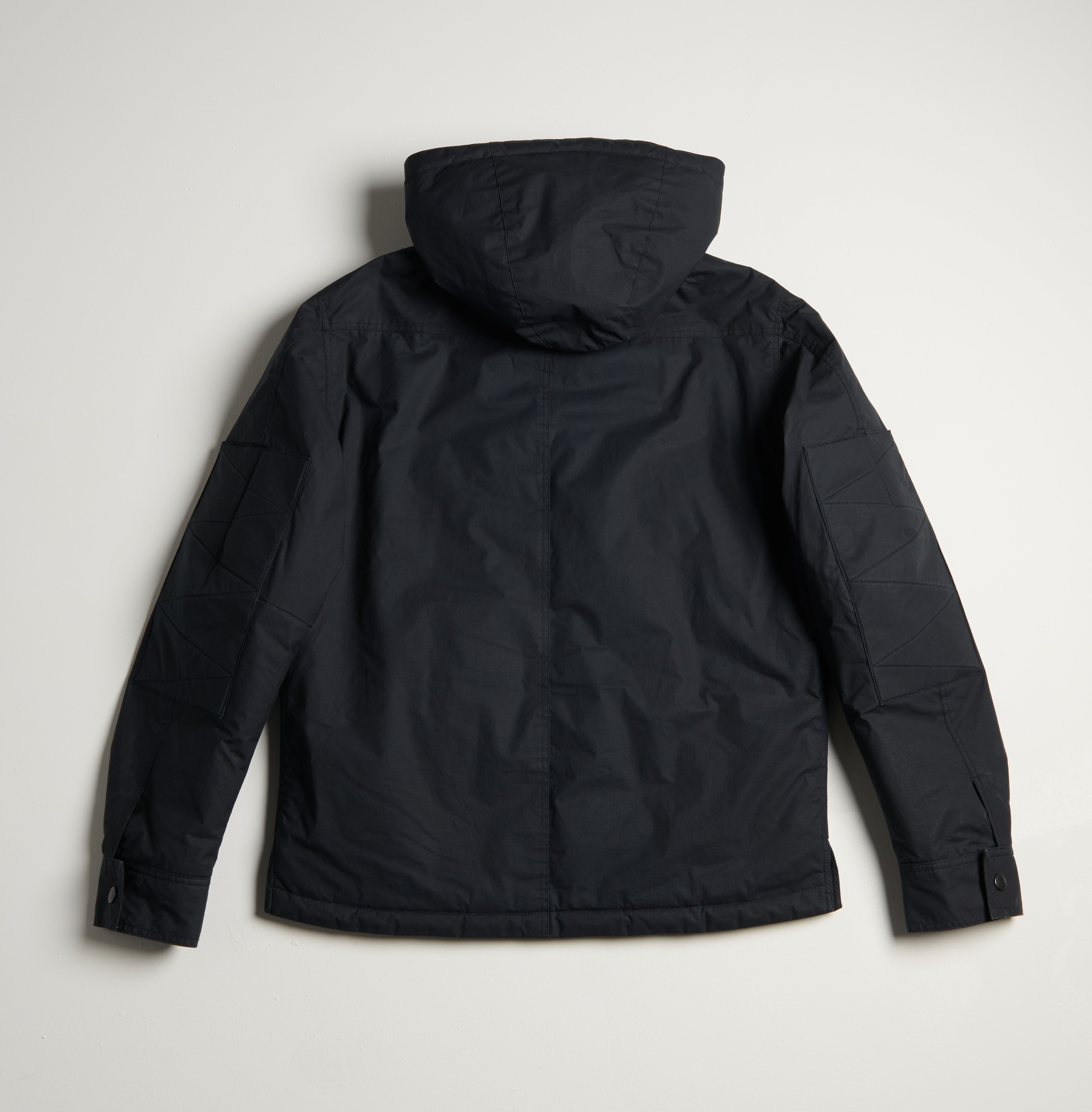 ABEL RS blouson zippé coton rip-stop déperlant NAVY