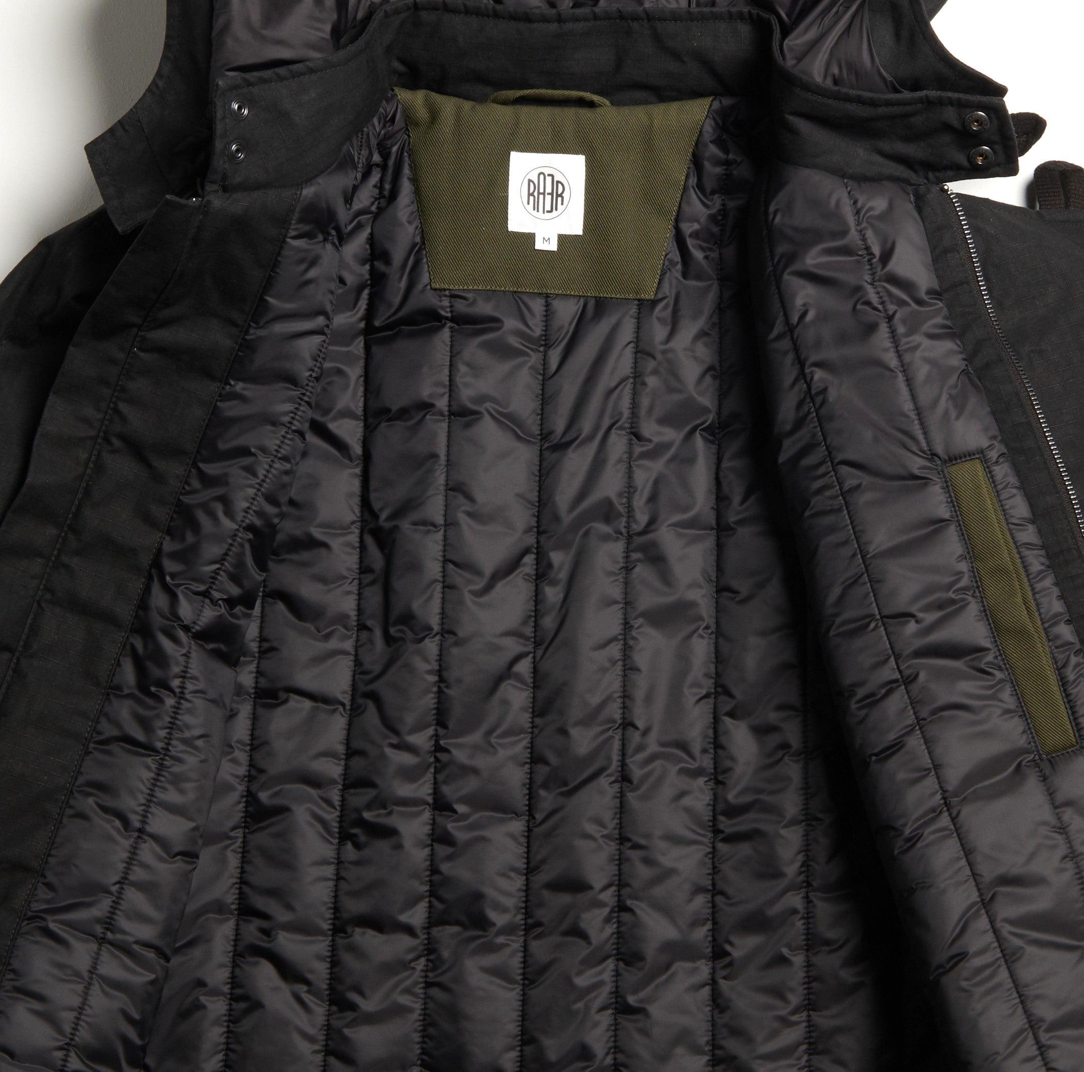 ASCONA RS blouson militaire suédois déperlant rip-stop NOIR