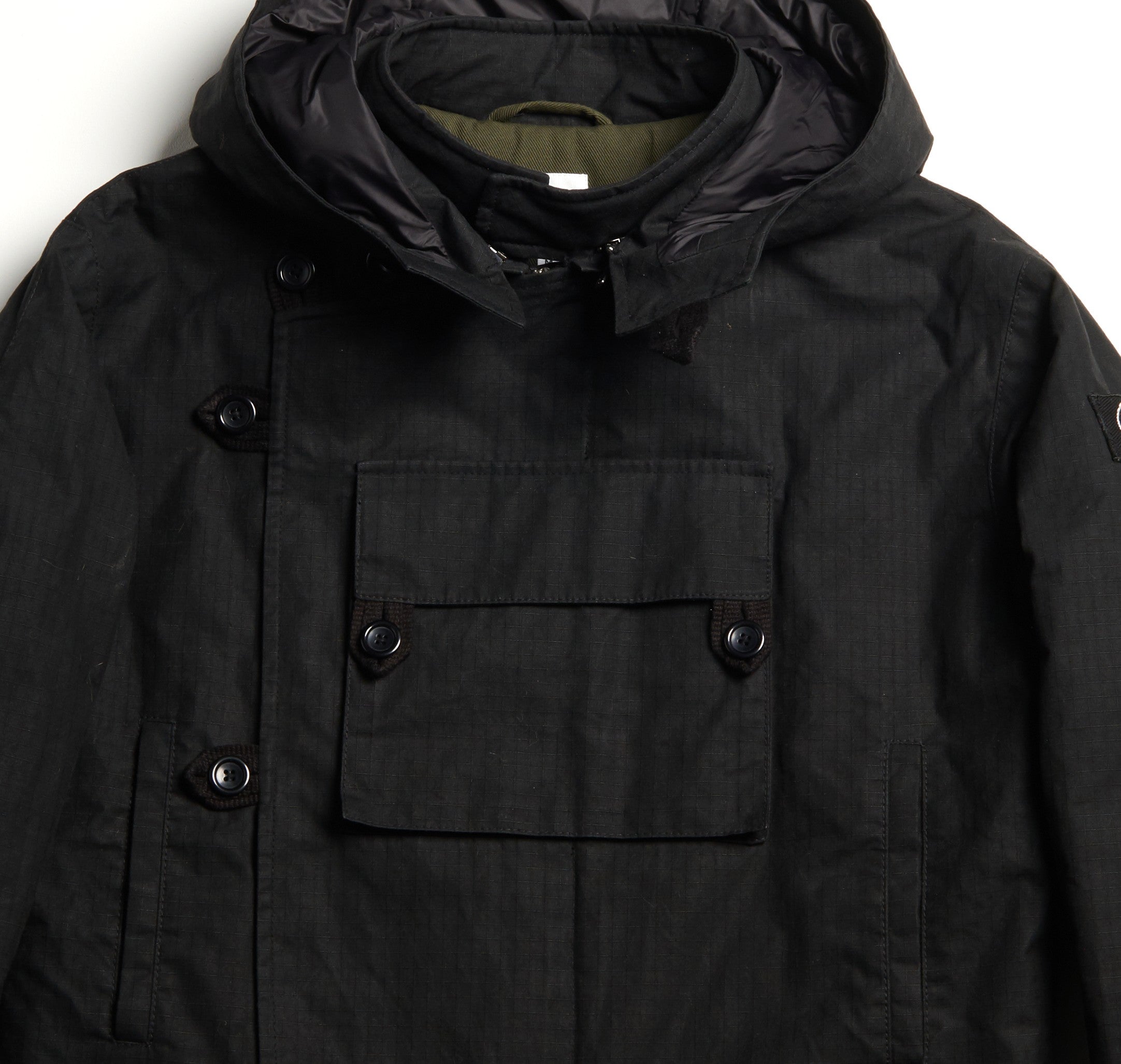 ASCONA RS blouson militaire suédois déperlant rip-stop NOIR