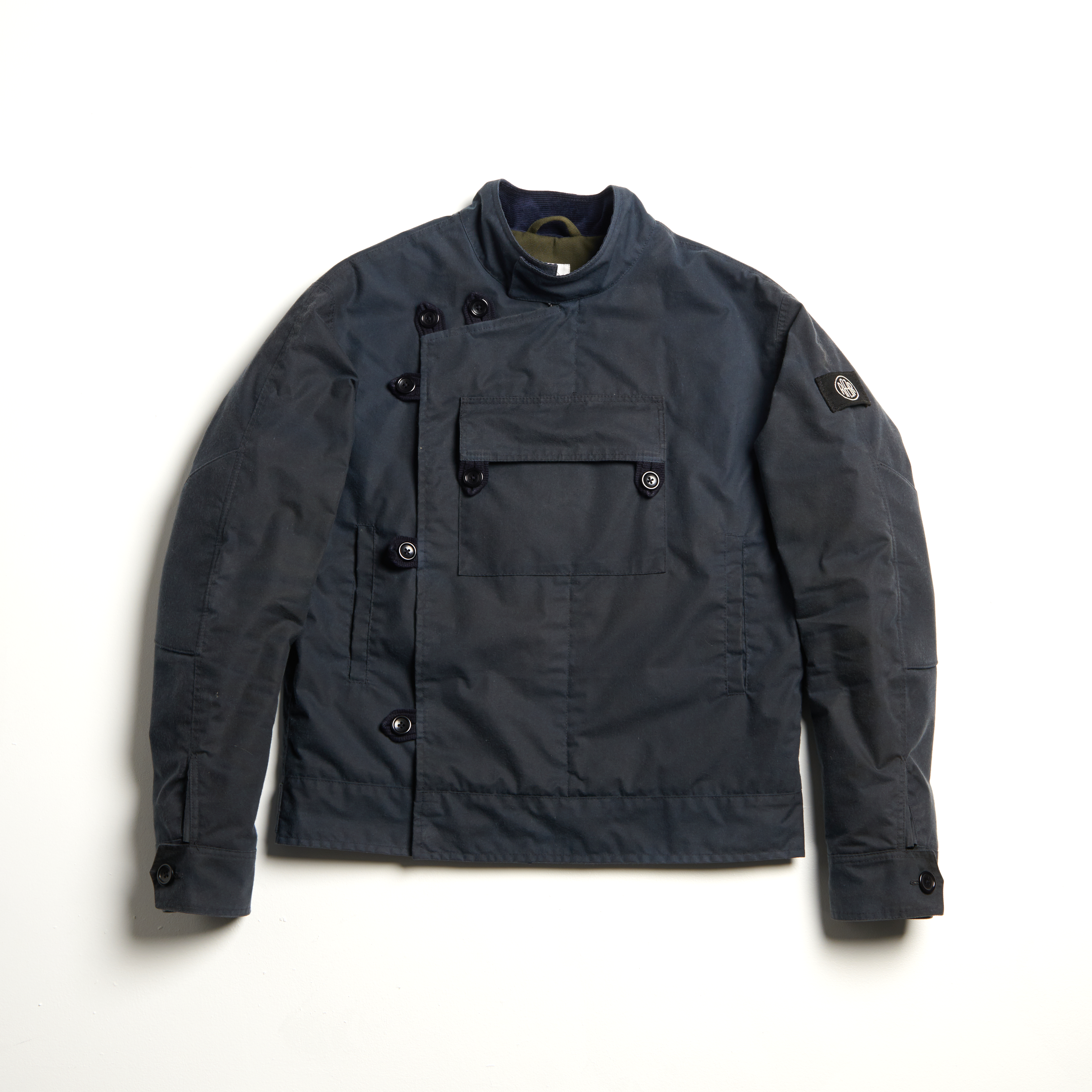 ASCONA WX blouson militaire suédois wax coton B. MILLERAIN NAVY