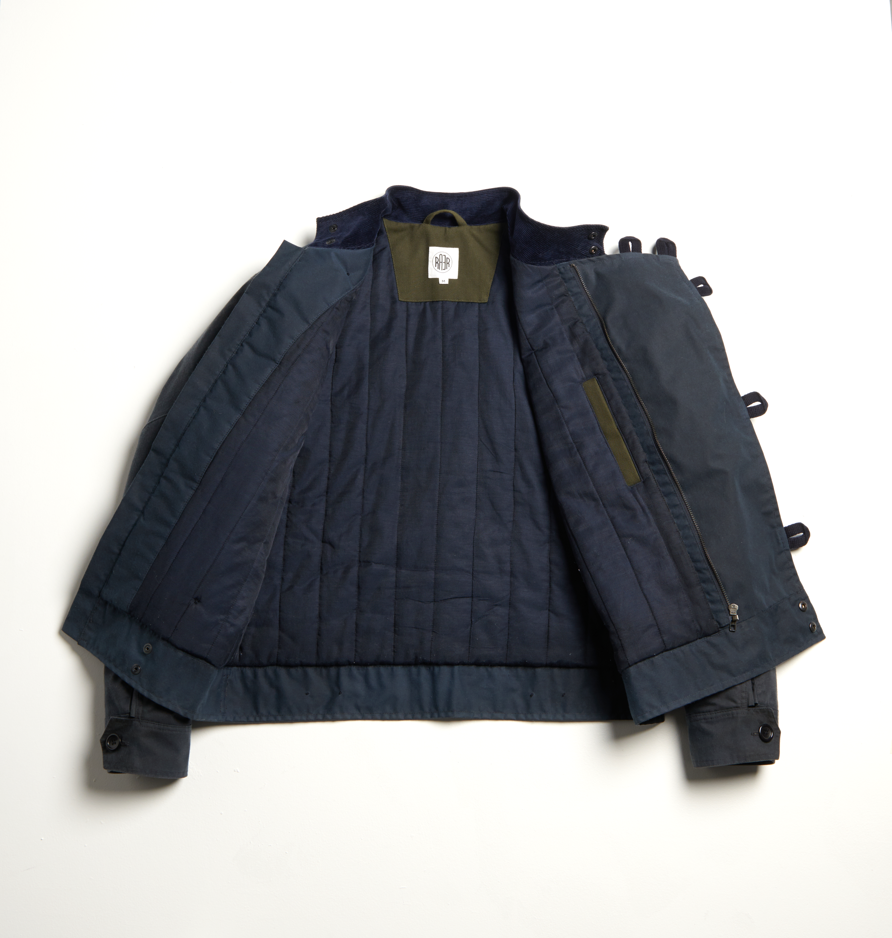 ASCONA WX blouson militaire suédois wax coton B. MILLERAIN NAVY