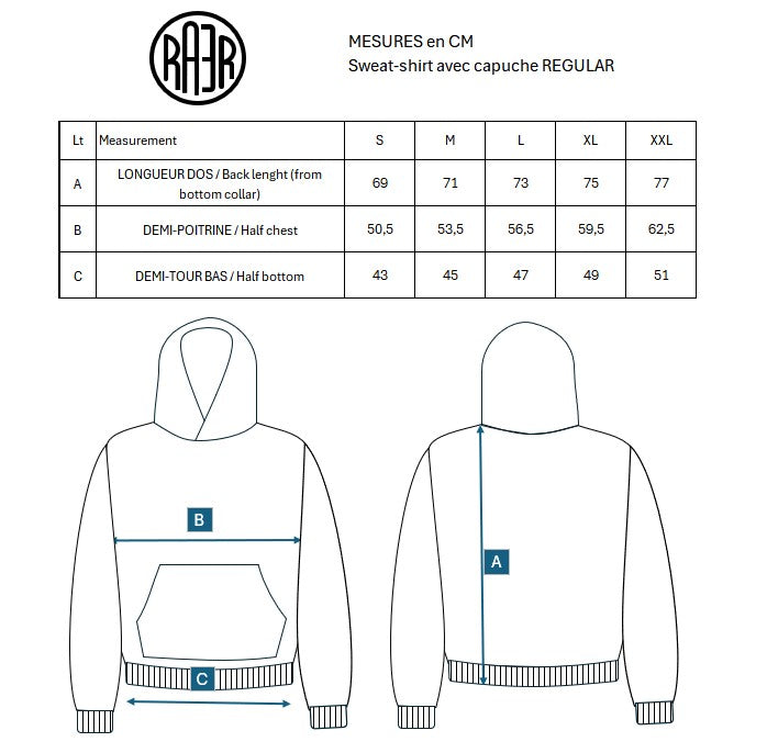 Sweat capuche REGULAR motif GREATEST HITS ECRU